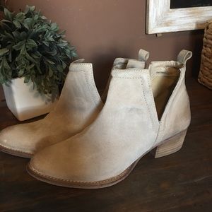 Tan booties